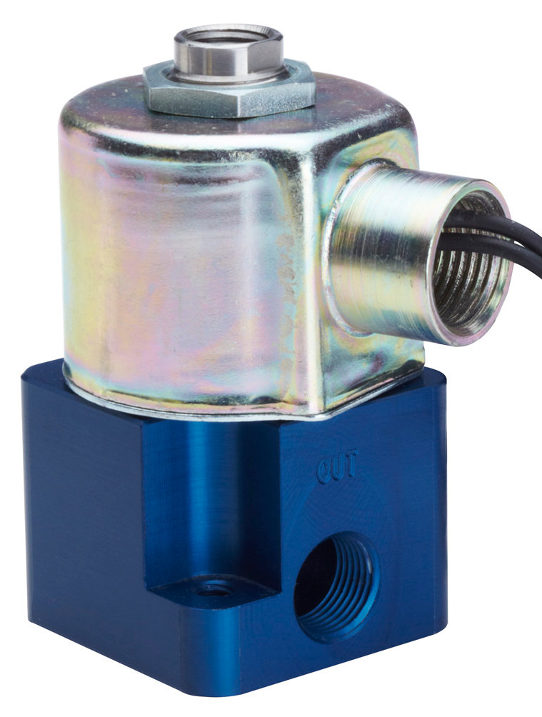 Large volume solenoid valve